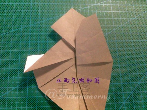 【天の折馆】兔八哥折纸实拍教程 第17步