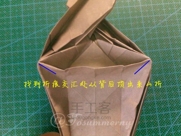 【天の折馆】兔八哥折纸实拍教程 第29步