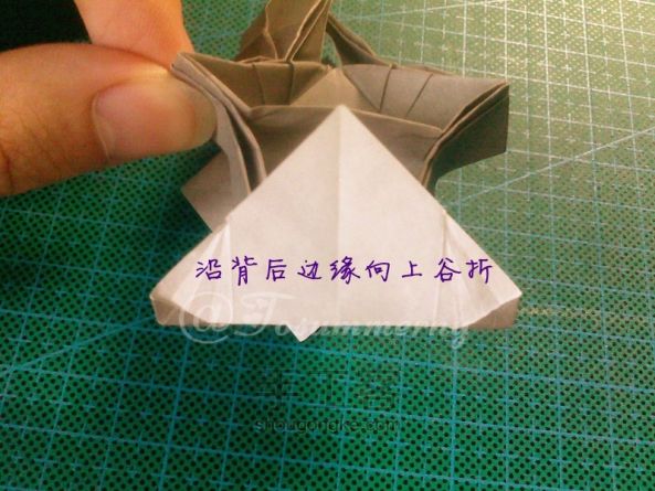 【天の折馆】兔八哥折纸实拍教程 第34步