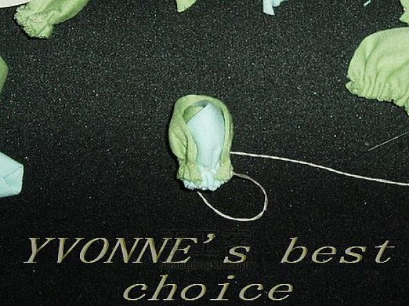 手工布艺玫瑰花的制作教程 第5步