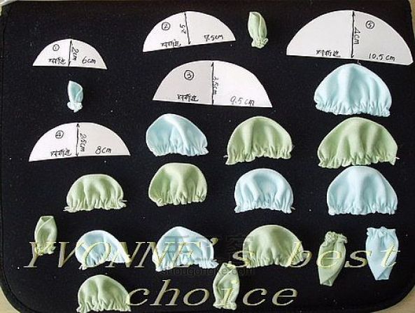 手工布艺玫瑰花的制作教程 第3步