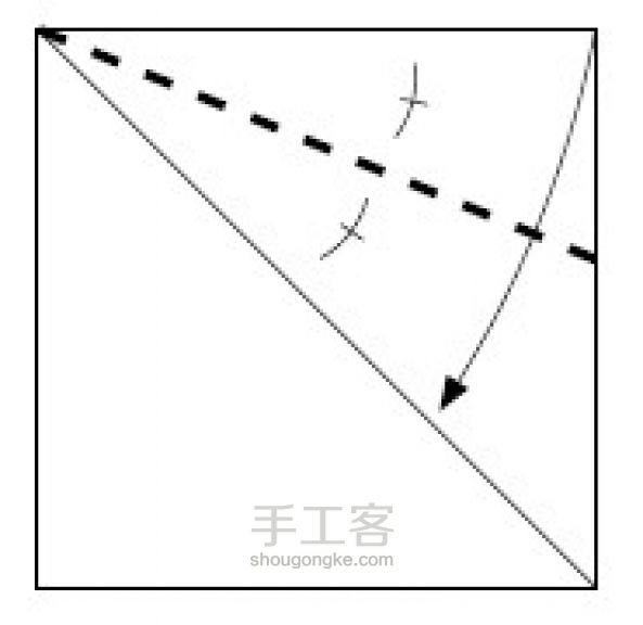 折纸热汽球图解教程 第2步