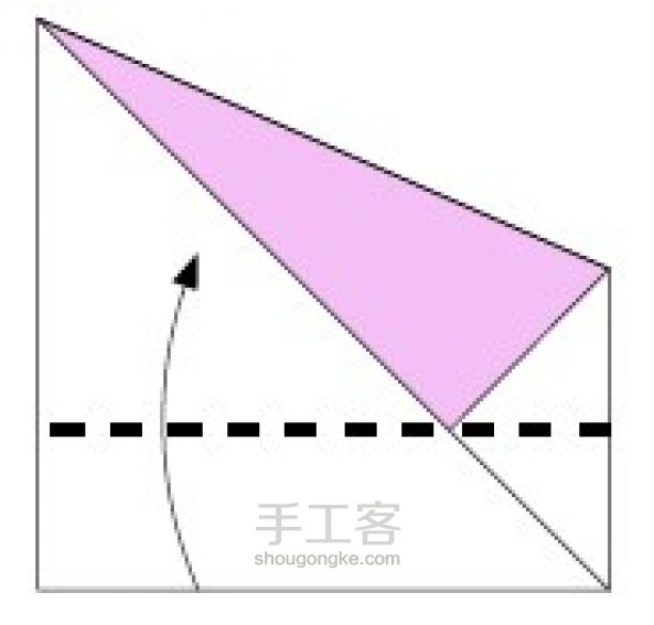 折纸热汽球图解教程 第3步