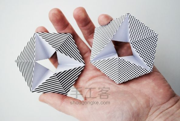 神奇的折纸万花筒DIY教程 第2步
