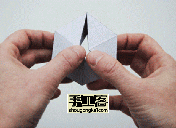 神奇的折纸万花筒DIY教程 第4步