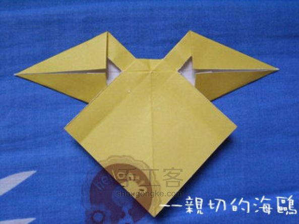 蝴蝶结的折法 蝴蝶结折纸详细教程 第12步