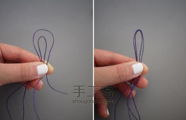 “金珠”编织手链 第3步