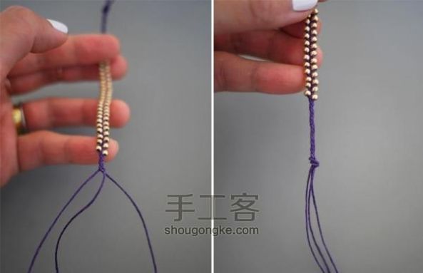“金珠”编织手链 第8步
