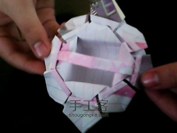 折纸花篮(实景拍摄） 第27步