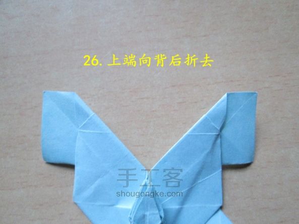 百合心折纸教程 第27步