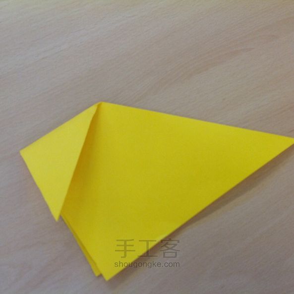 小黄狗折纸教程 第3步