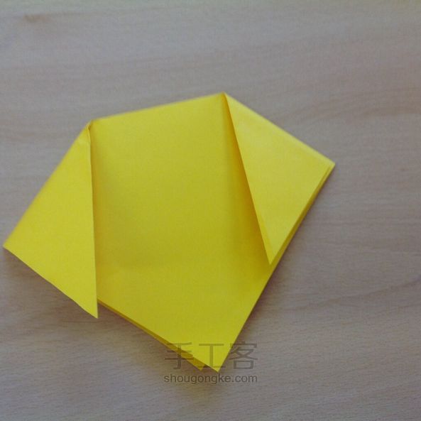 小黄狗折纸教程 第4步
