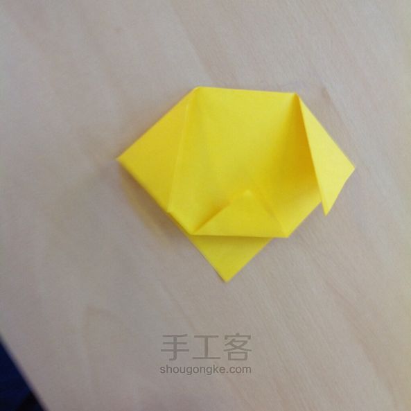 小黄狗折纸教程 第5步