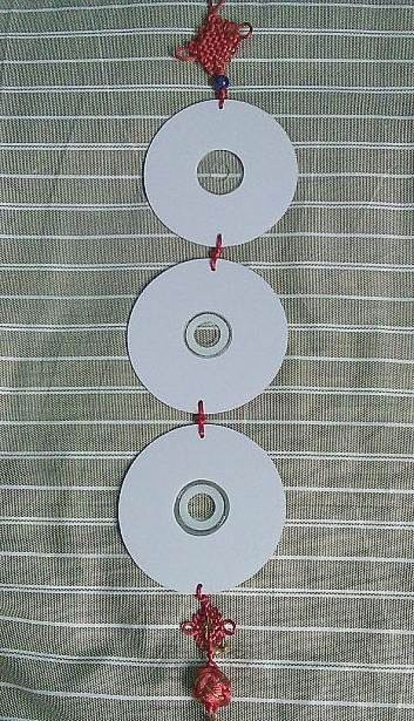巧手DIY创意-旧光盘手工制作相框 第5步