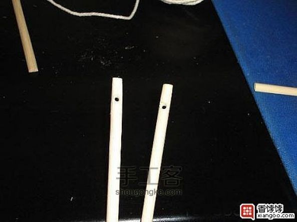 一次性筷子制作可以装水的小水桶的方法 手工教程 第7步