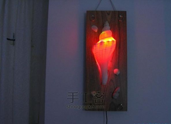 木板边角料制作艺术夜灯 第6步