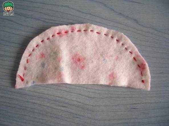 diy婴儿帽的制作和裁剪 布艺婴儿帽的做法 第2步