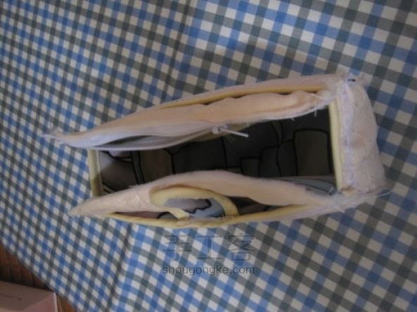 两款绝美的淑女风布艺化妆包DIY图解 手工教程 第12步