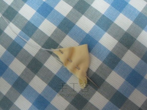 两款绝美的淑女风布艺化妆包DIY图解 手工教程 第19步