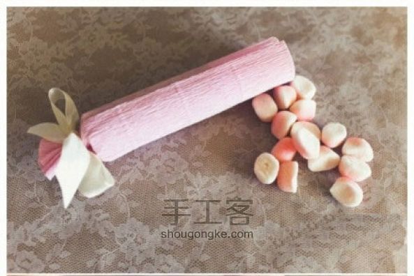 教你一款很美的粉色糖果包装DIY 第5步