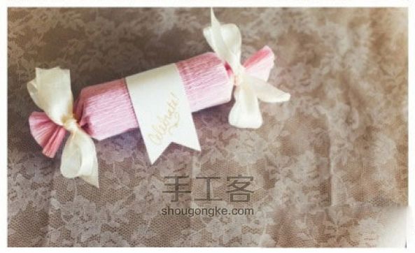 教你一款很美的粉色糖果包装DIY 第7步