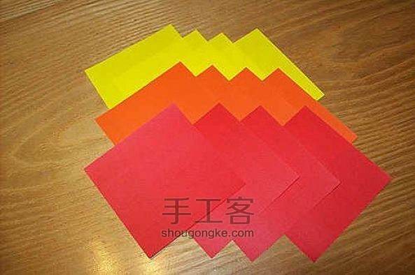 折纸教程，漂亮复杂的魔方 第1步