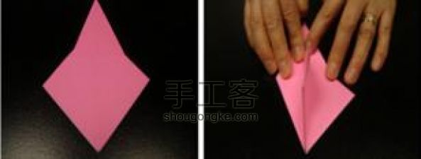 美丽的孔雀折纸  第6步