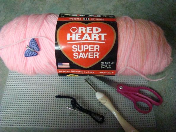 编织钩针收纳套 第1步