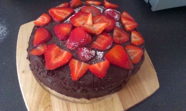 巧克力草莓蛋糕 第10步