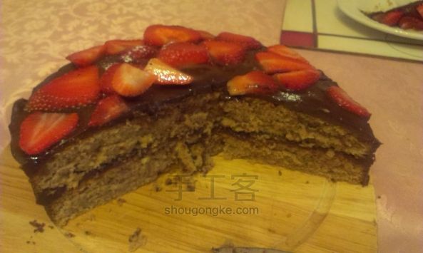 巧克力草莓蛋糕 第11步