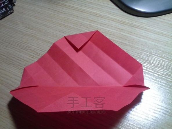 川崎玫瑰折纸教程 第3步