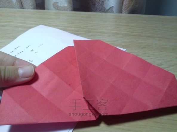 川崎玫瑰折纸教程 第9步