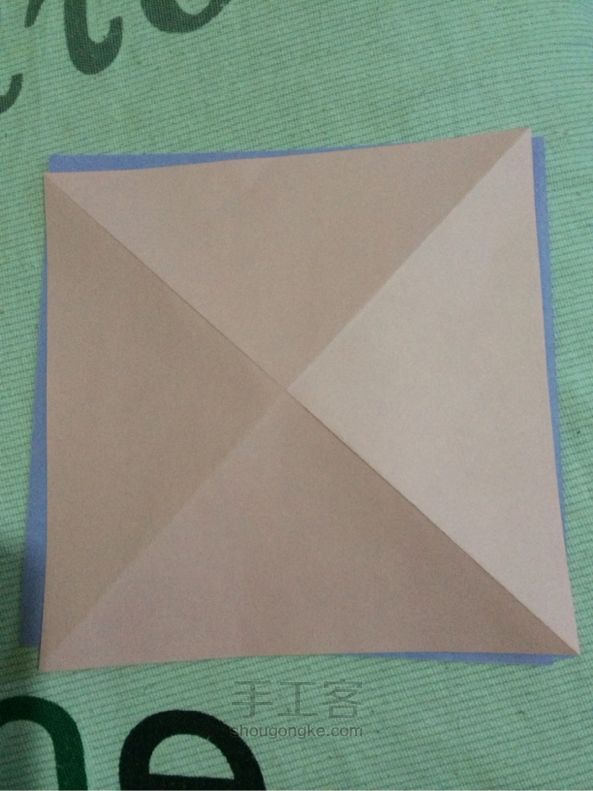 胖兔纸折纸教程 第1步