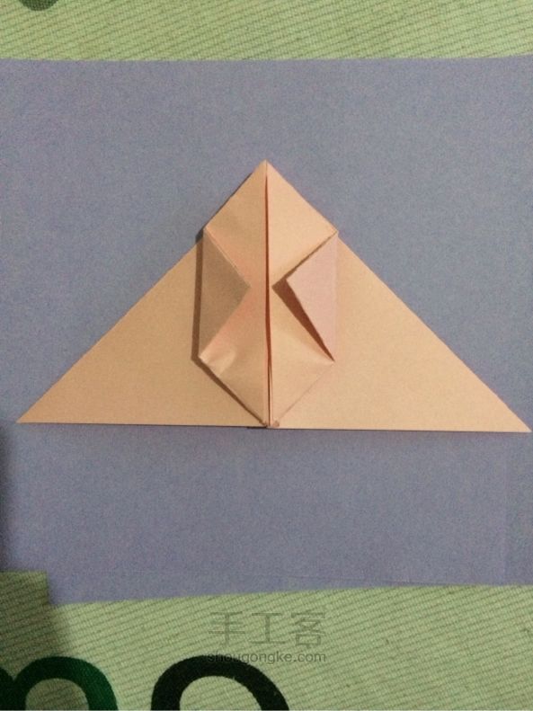 胖兔纸折纸教程 第4步
