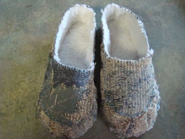 圣诞礼物——DIY 棉拖鞋 第14步