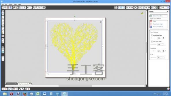 制图软件Silhouette Studio制作的个性化装饰品 第10步