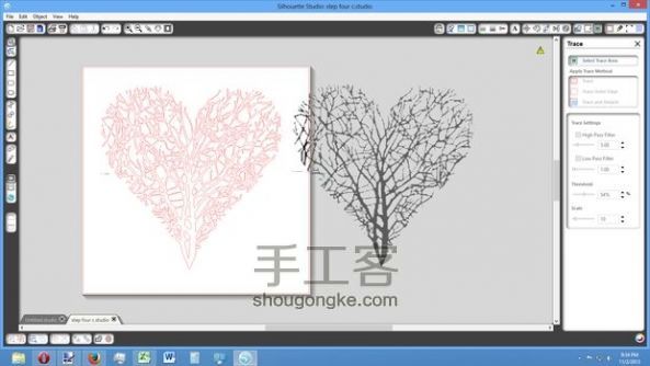 制图软件Silhouette Studio制作的个性化装饰品 第11步