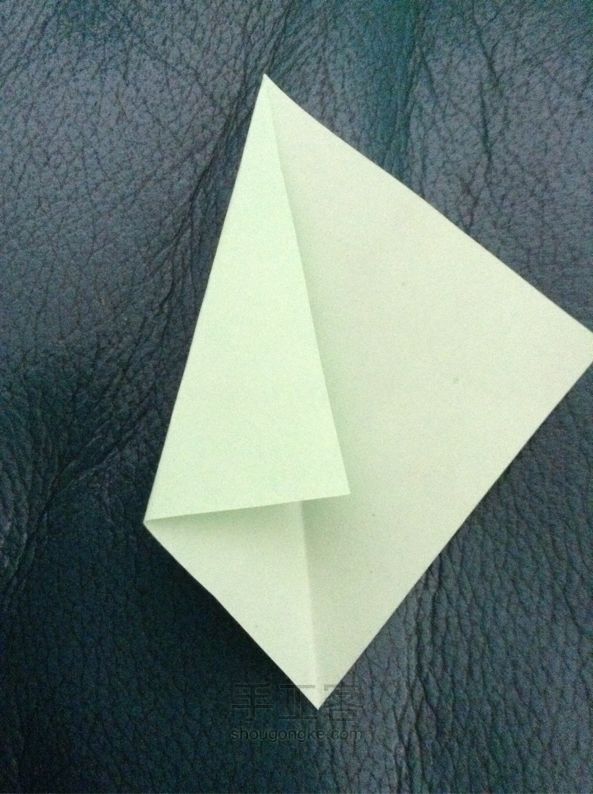 郁金香折纸教程 第2步
