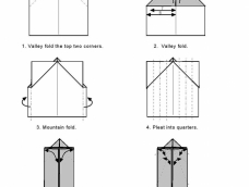 教你一款简单的凤凰折纸方法图解（二）