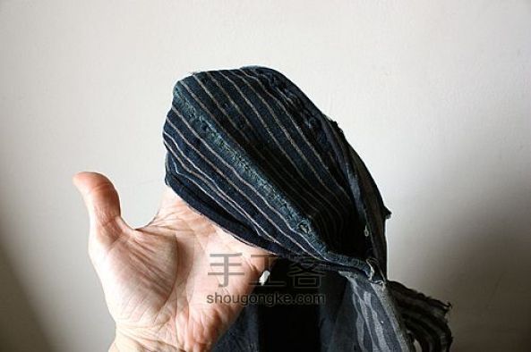 用旧衣服DIY一个丐帮风格墙挂 第1步
