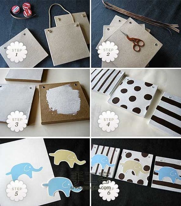 简单可爱的DIY手工制作画框图解教程 第1步