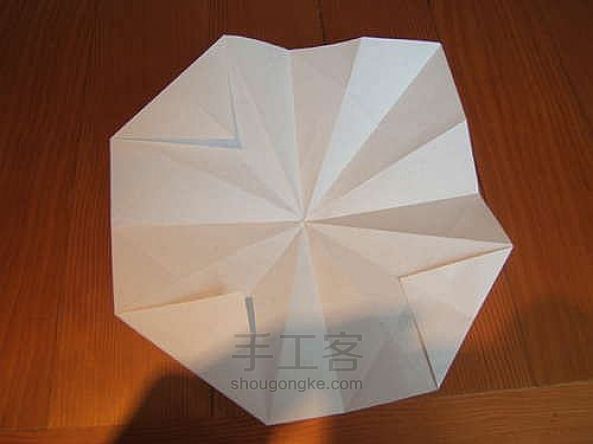 圣诞树的折法 第8步