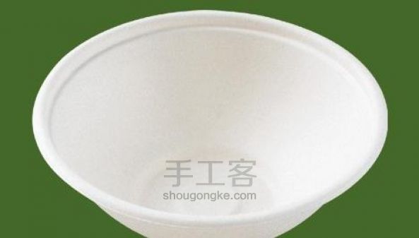 立体巧手做纸浆小碗 环保纸艺DIY  手工教程 第1步