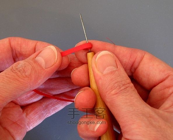 唯美立体衍纸花手工教程 第4步