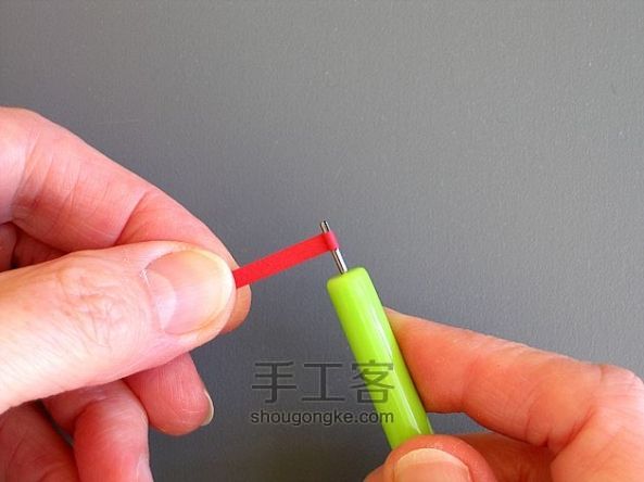 唯美立体衍纸花手工教程 第3步