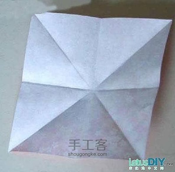 漂亮的折纸信封 DIY 手工教程 第2步