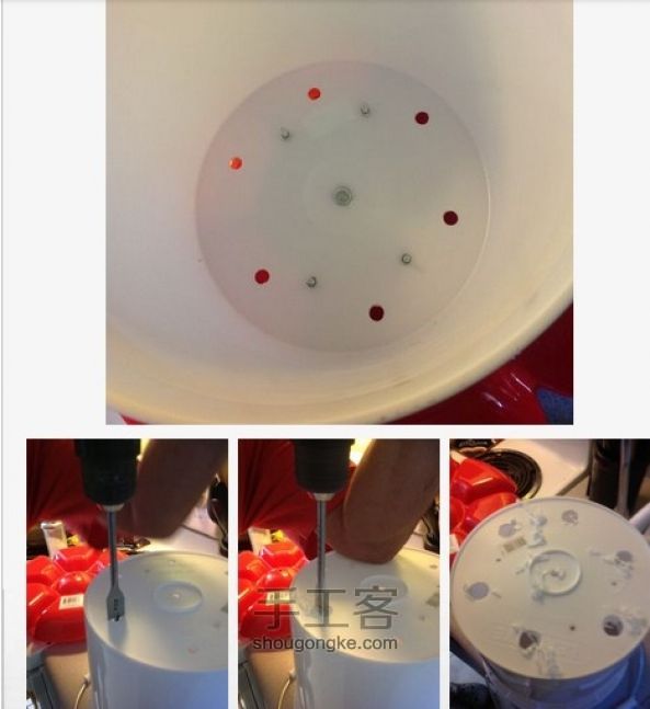 手工制作自动喂鸡器教程 第4步