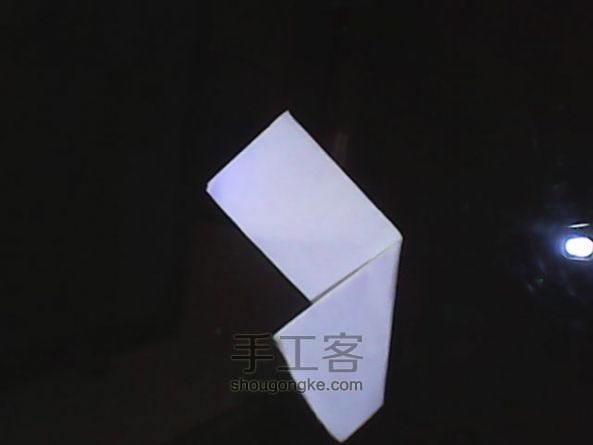可爱熊猫笔筒折纸教程 第4步