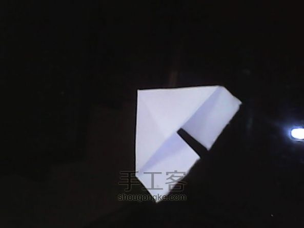 可爱熊猫笔筒折纸教程 第6步