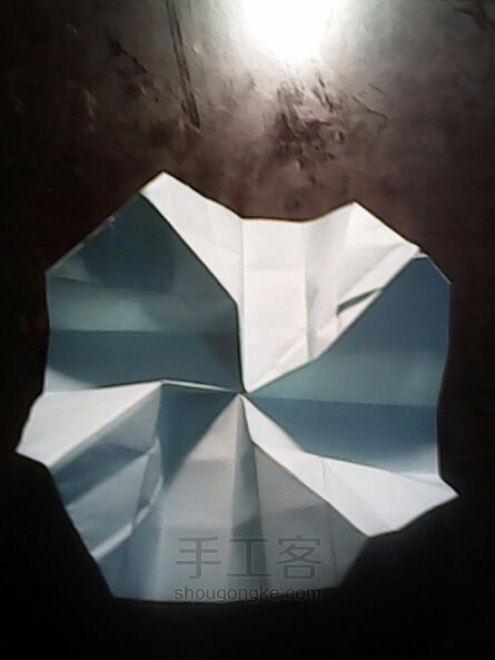 手工折纸--川崎玫瑰。浓浓的爱意。 第21步